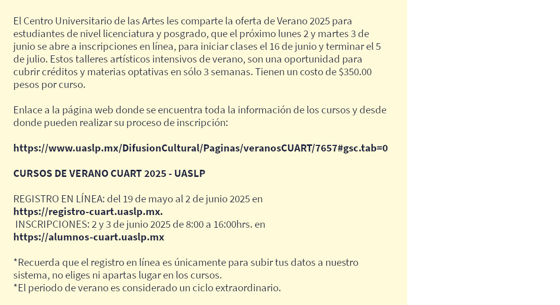 Cursos Cuart