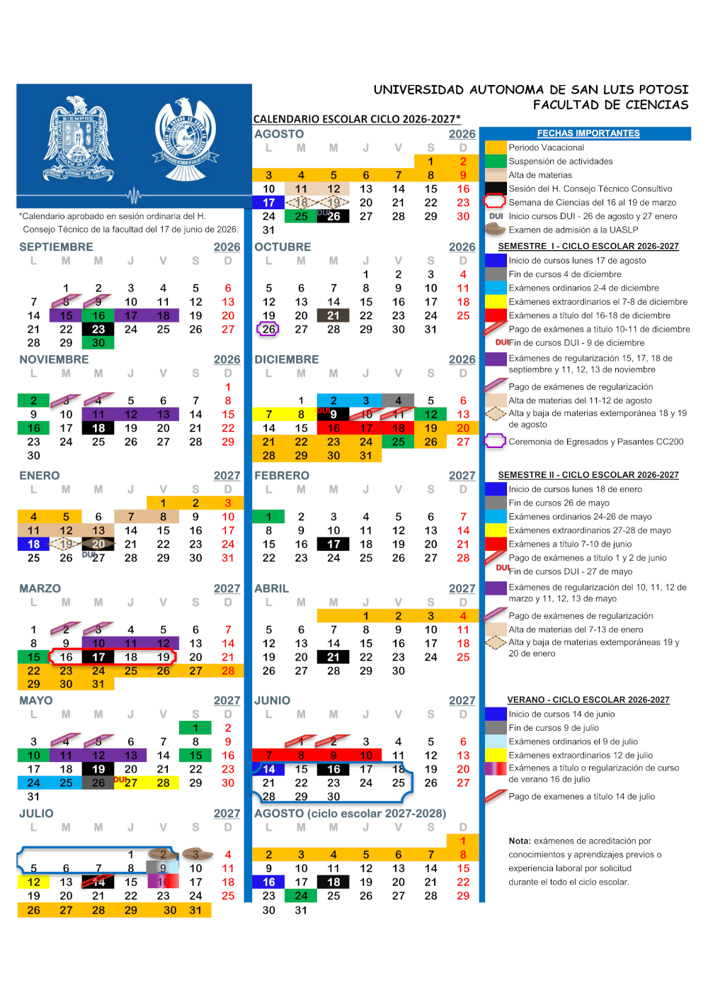 Calendario